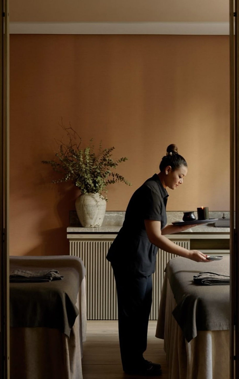 Spa treatment room